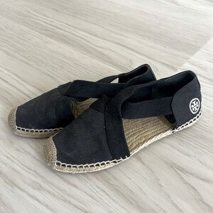 Tory Burch Black Espadrilles